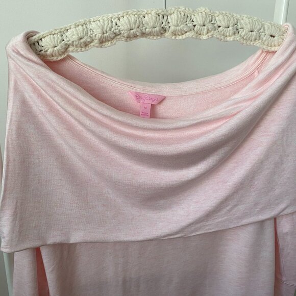 Lilly Pulitzer Belinda pullover Heathered Paradise Tint - Picture 6 of 14